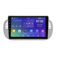 Штатная магнитола Soundbox SM-1248 с CarPlay и AHD для автомобиля Fiat 500 2007-2014