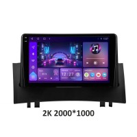 Штатна магнітола Soundbox S-2055 з CarPlay та 4G модем для Renault Megane II S4 2K-2055+360