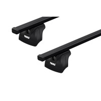 Багажник на интегрированные рейлинги Thule Squarebar Evo Rapid для Ford Everest (mkIII) 2016-2021 (TH 7123-753-4070)
