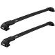 Багажник на рейлінги Thule Wingbar Edge Black для Honda Pilot (mkIV) 2022→ (TH 7215B-7214B-7206-6204)