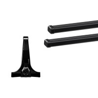 Багажник на водостоки (28см) Thule Squarebar Evo для Land Rover Defender (mkI) 1983-2016 (TH 7125-953)