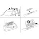 Монтажный комплект Thule 3148 для Opel Combo (mkIII)(C) 2002-2012 (TH 183148)
