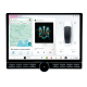 Автомобильный мультимедийный центр 13" с беспроводным CarPlay и Android AutoS7+ 2K QLED Piano 13" 8x2.7GHz 8x128GB 4G AK7808 AB 50W 360°