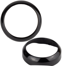 Маска декоративна для автомобільних фар DriveX MS A-106 3.0" Silver White з вбудованою підсвіткою