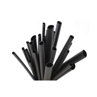 Термоусадка с клеєм DriveX W-1SB(3X). 3.2/1.0мм. чорна. 1м