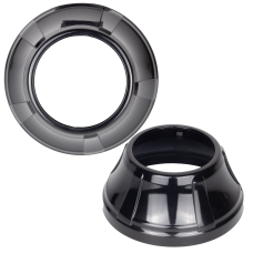 Маска декоративна для автомобільних фар DriveX MS A-106 3.0" Silver White з вбудованою підсвіткою