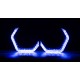 Маска декоративна для автомобільних фар DriveX MS i8-V30 APP 3.0" DRL RGB к-т.  з вбудованою підсвіткою