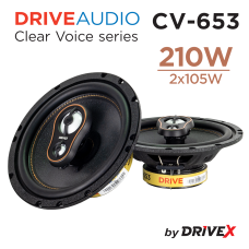 Автомобильная акустическая система DriveX CV-653 6.5" 105W 4Om