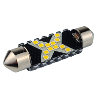 Светодиоды в габаритные огни, подсветку номера и салон DriveX T11-208 41mm 2016-12 12-24V CAN автомобильные светодиоды 12В