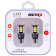 Светодиоды в габары, подсветку номера, салон DriveX T15-203 DLX 3030-24 10-16V CAN W16W d-10mm к-т.
