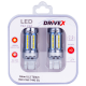 Светодиоды в габары, подсветку номера, салон DriveX Glow UL2 T20(2) 12V 15W CAN 2600Lm 7443/W21/5W base-16mm EU к-т.