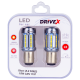 Светодиоды в габары, подсветку номера, салон DriveX Glow UL2 S25(2) 12V 15W CAN 2600Lm 1157/P21/5W BAY15D d-15mm кол-т.