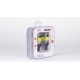 Светодиоды в габары, подсветку номера, салон DriveX Glow FAN1 T20(1) 9-48V 30W CAN 3000Lm 7440/W21W base-16mm EU к-т.