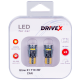 Світлодіоди в габаритні вогні. Підсвітку номера та салона DriveX Glow X1 T10 12-24V 3W CAN 400Lm W5W base-10mm к-т.