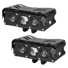 Фара дополнительного света WL MT-10 Dual H/L 40/55W 6000K 12-80V STM к-т.