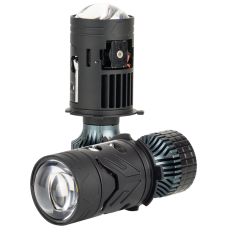 LED лампи автомобільні з лінзою DriveX LE-10 H4 H/L 6000K 85W/65W 9-36V