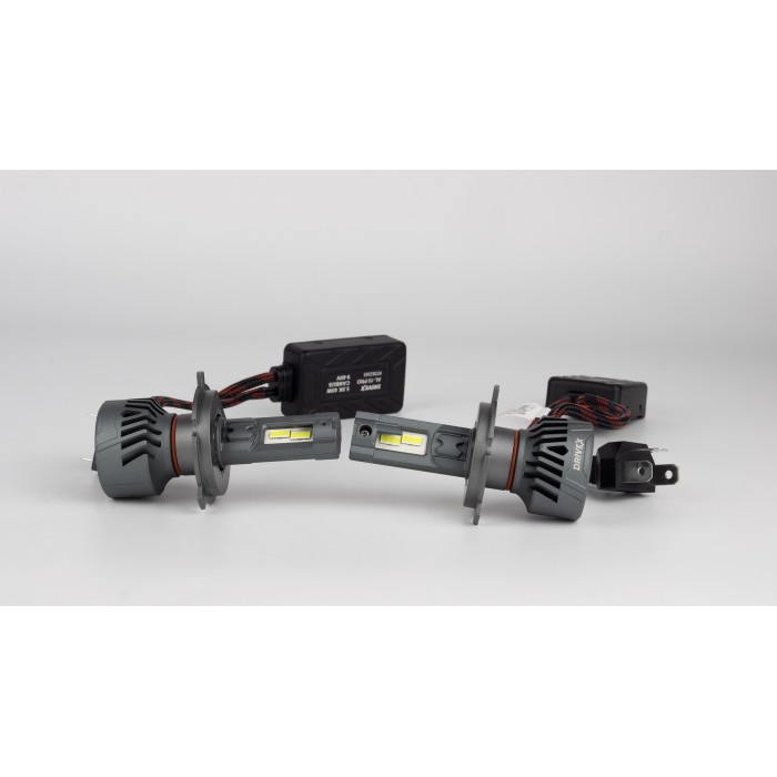 LED лампи автомобільні DriveX LED лампи серії AL-15 PRO H4 H/L 65W 9-60V 5.5K к-т.