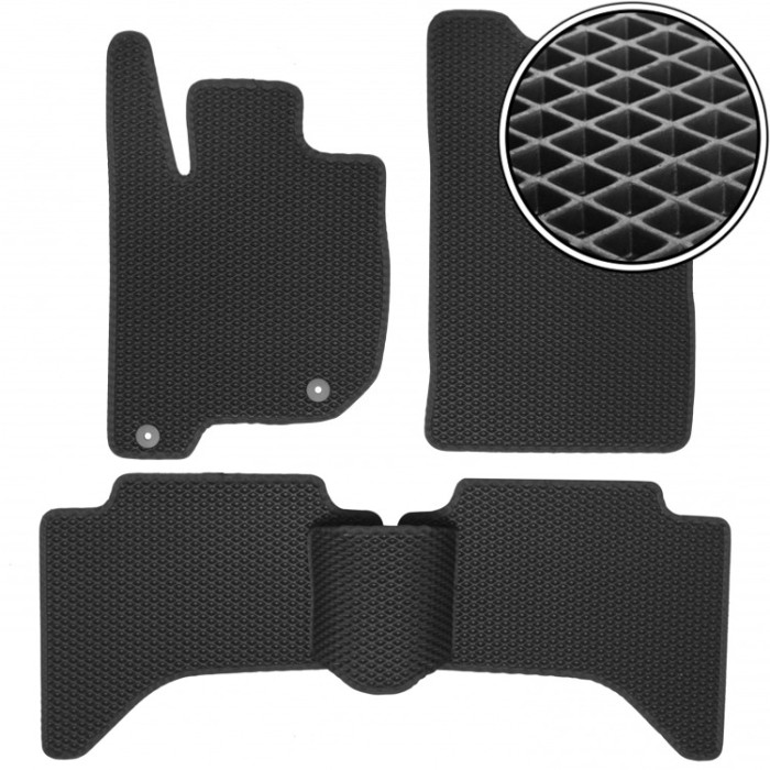 EVA килимки  Mitsubishi Pajero Sport 2008-2015 комплект килимків в салон auto.KIM