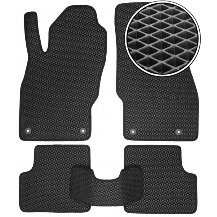 EVA килимки  Opel Corsa D 2006-2014 комплект килимків в салон auto.KIM