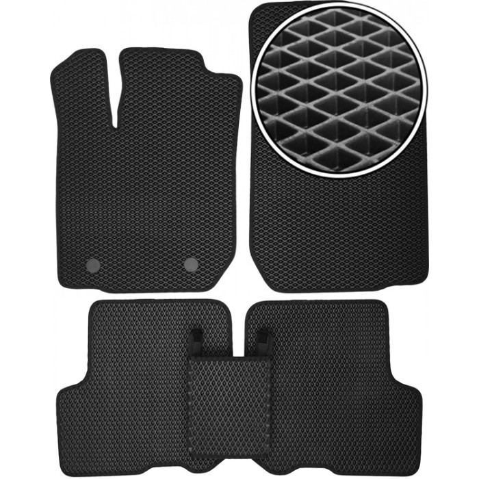 EVA коврики Renault Logan 2013-2021 комплект ковриков в салон auto.KIM