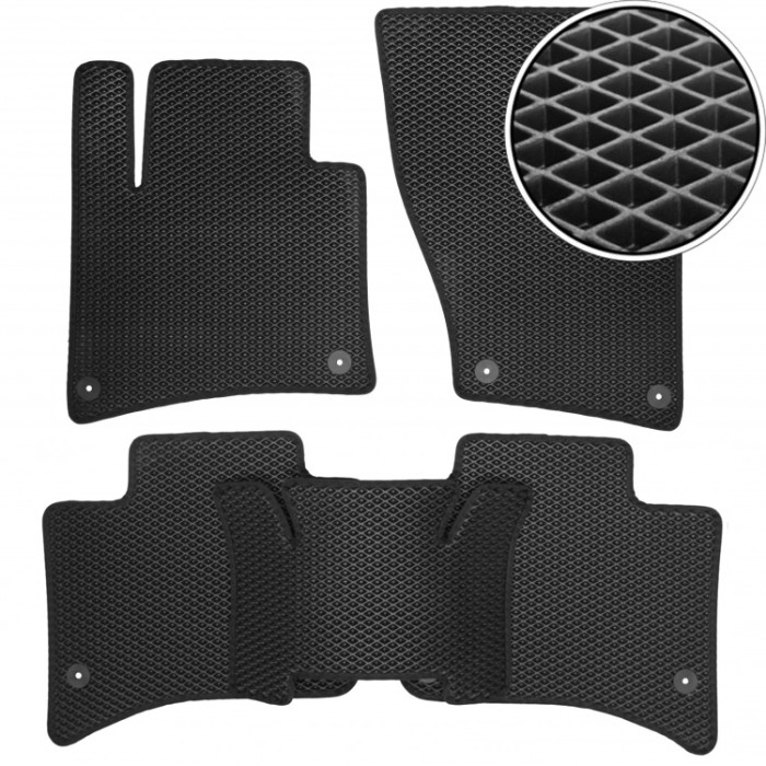 EVA коврики Volkswagen Touareg 2010-2017 комплект ковриков в салон auto.KIM