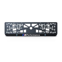 Номерна рамка BMW M Performance із високоякісного ABS пластику Ledos виглядає як LCD дисплей.