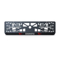 Номерна рамка Daihatsu із високоякісного ABS пластику Ledos виглядає як LCD дисплей.