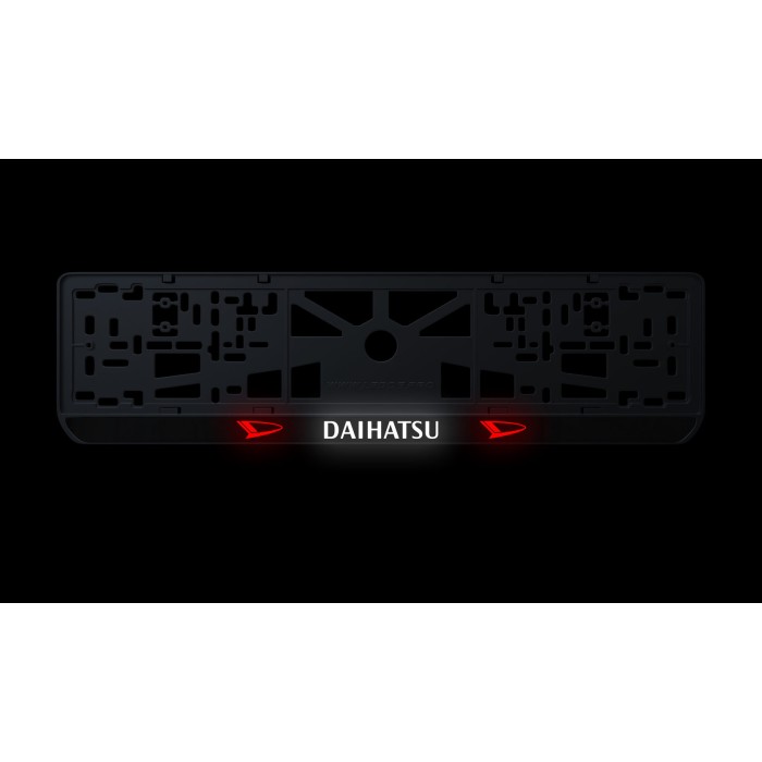 Номерна рамка Daihatsu із високоякісного ABS пластику Ledos виглядає як LCD дисплей.