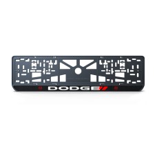 Номерна рамка Dodge із високоякісного ABS пластику Ledos виглядає як LCD дисплей.