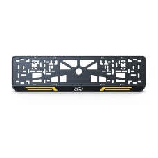 Номерна рамка Ford стиль #4 із високоякісного ABS пластику Ledos виглядає як LCD дисплей.