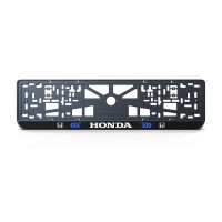 Номерна рамка Honda стиль #3 із високоякісного ABS пластику Ledos виглядає як LCD дисплей.