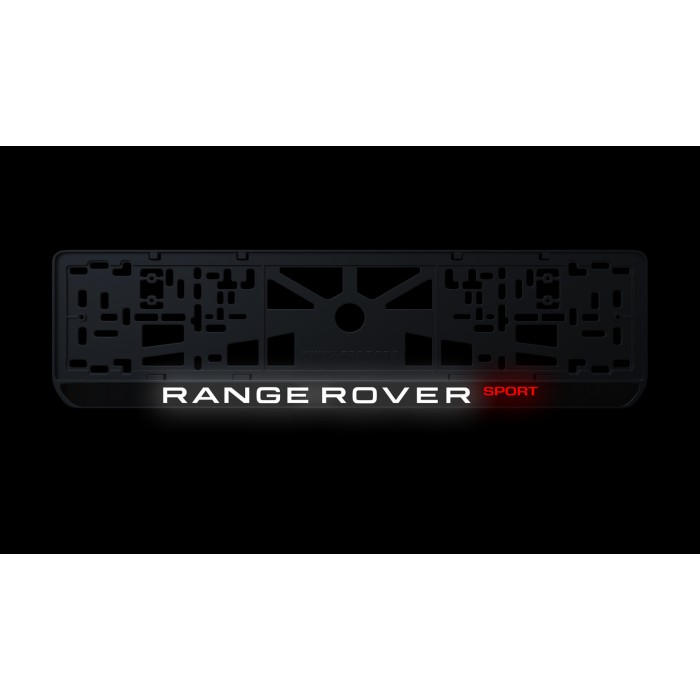 Номерна рамка Land Rover Range Rover Sport із високоякісного ABS пластику Ledos виглядає як LCD дисплей.