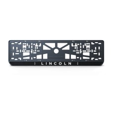 Номерна рамка Lincoln із високоякісного ABS пластику Ledos виглядає як LCD дисплей.