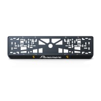 Номерна рамка Porsche Panamera із високоякісного ABS пластику Ledos виглядає як LCD дисплей.