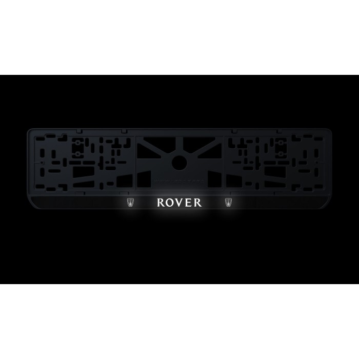 Номерна рамка Rover із високоякісного ABS пластику Ledos виглядає як LCD дисплей.