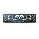 Номерна рамка STOP HYBRID GO V12 із високоякісного ABS пластику Ledos виглядає як LCD дисплей.
