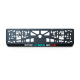 Номерна рамка STOP HYBRID GO V8 із високоякісного ABS пластику Ledos виглядає як LCD дисплей.