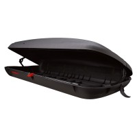 Автобокс на дах 400л. аеродинаміний, сірий карбон Kenguru Discovery Carbon Line 400