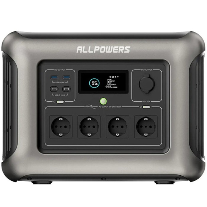 Портативна зарядна станція AllPowers R1500 Lite 1600Вт LiFePO4