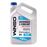 Антифриз G11 голубой -35°C 4,1кг Winso