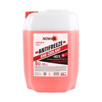 Антифриз G12+ красный -65°C 22кг NOWAX ANTIFREEZEE готовый раствор