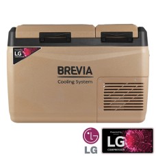 Холодильник автомобильный Brevia 31л (компрессор LG) двухкамерный 23335