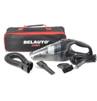 Мощный пылесос для авто 110Вт BELAUTO Шторм, Сухая и Влажная чистка, работает от прикуривателя BA54B