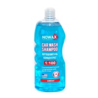 Автошампунь Nowax 1л концентрат 1:100, глубоко очищает, безопасен для ЛКП Car Wash Shampoo