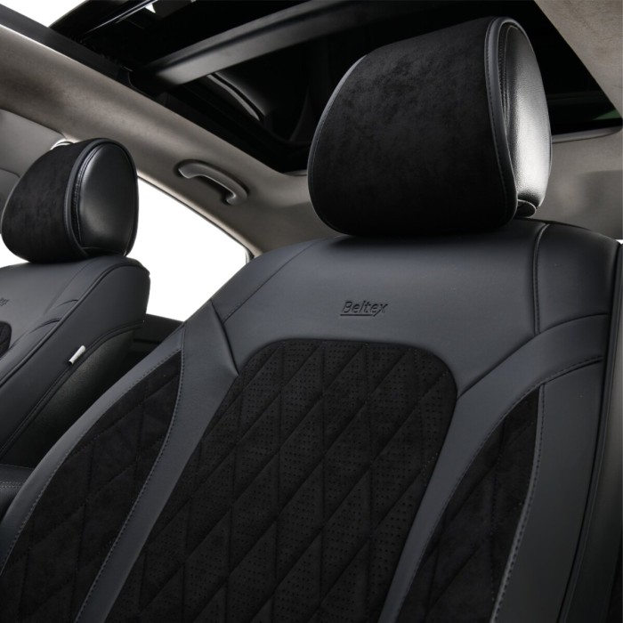 Комплект, 3D чохли для сидінь Beltex Malibu, black