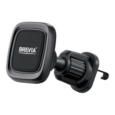 Тримач телефону автомобільний Brevia AirVent Pro MagHold на дефлектор, 4 магніти, чорний