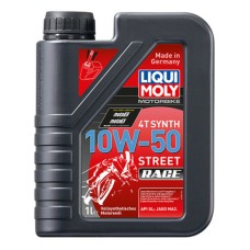 Масло для 4-тактных двигателей Liqui Moly Motorbike 4T Synth 10W-50 Street Race 1л