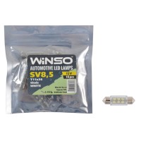 LED автолампа Winso 12V FLUX SV8.5 T11x36, 10шт