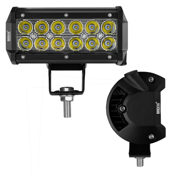 Фара светодиодная Brevia Cree Spot 10-30V, 36W (12x3W), 3000Lm, 1шт