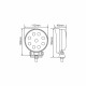 Фара светодиодная Winso Pro Epistar точечный 10-30V, 27W (9x3W), 1шт